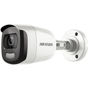Hikvision DS-2CE12HFT-F28 Turbo HD ColorVu 4MP HDoC Bullet Camera, 2.8mm Fixed Lens White