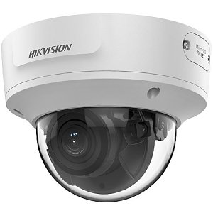 Hikvision DS-2CD2783G2-IZS Pro Series, AcuSense IP67 4K 2.8-12mm Motorized Varifocal Lens, IR 40M IP Dome Camera, White