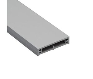 CDVI ALMA 2500mm Cable Trunking, for use with Magnetic Architectural Handles, Aluminium