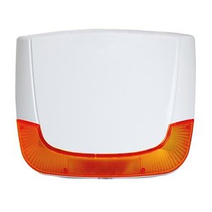 RISCO RWS401 Lumin8 Outdoor Siren via Bidirectional Radio, Autonomous, Amber Lens