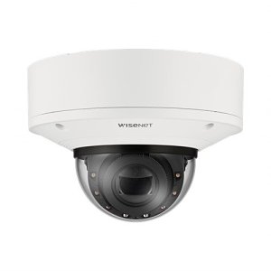 Hanwha XNV-6083R Wisenet X Series, IP67 2MP 2.8-12mm Motorized Varifocal Lens, IR 50M IP Dome Camera, White