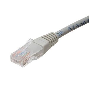 Connectix 003-3NB4-020-02C Magic Patch Series CAT5e Patch Cable, LSOH with Latch Protection Boot, RJ45, UTP, 2m, White