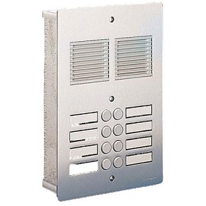 Comelit 3002-N N Series, Single Plate Entrance Panel 2 Rows of Button Flush Mount
