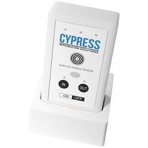Cypress HHR-3156-WH Dual Frequency Wireless Handheld Reader Kit with 1 HHR-9056-WH, 125KHz-13.56MHz