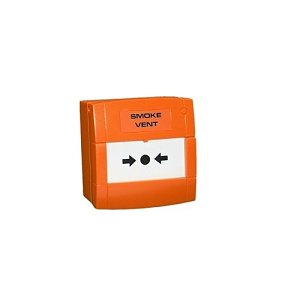 KAC M3A-A000SG-G015-01 MCP Indoor Series, Manual Call Point, EN54-11 Certified Surface Mount, Orange