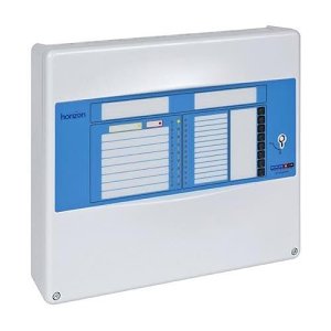 Morley-IAS 002-492-242 Horizon Series 4-Zone Conventional Fire Alarm Control Panel with Fire and Fault Relay, Surface Mount, 318x356x96mm