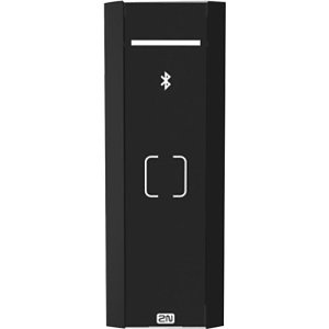 2N Access Unit M Bluetooth and RFID Reader, Supports 125kHz and 13.56 MHz Cards, Adjustable Range, Black