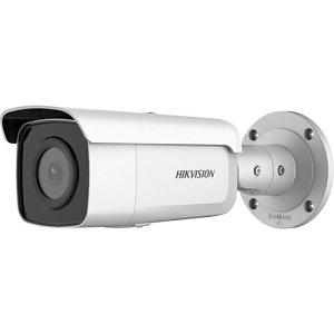 Hikvision DS-2CD2T26G2-4I Pro Series Acusense 2MP IR WDR IP Bullet Camera, 2.8mm Fixed Lens,White