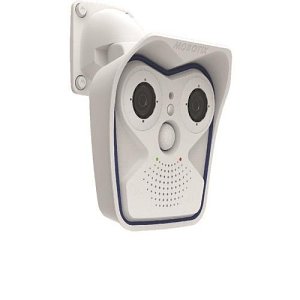 Mobotix MX-M16B-6D6N041 IP Camera with Two Installed Sensor Modules, White