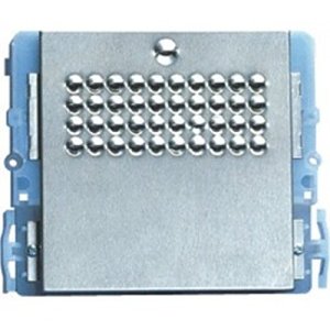 Comelit PAC 3320-0 Powercom Series, 0-Button Module with Blue LED, Stainless Steel
