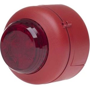 Cranford Controls 512-003 VXB LED Beacon 24V DC Deep Base, Red Body and Lens