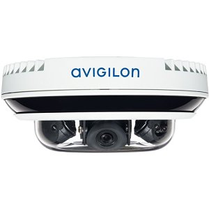 Avigilon 9C-H4A-3MH-180 H4A-Series 3MP (3x) Multisensor Camera, 4mm Fixed Lens, White