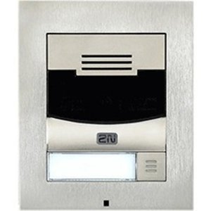 2N IP Solo 1-Button Intercom Door Station Module, IP54, 12VDC, Surface Mount, Nickel