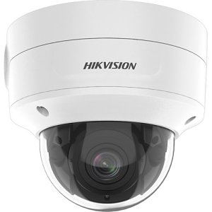 Hikvision DS-2CD2746G2-IZS Pro Series, AcuSense IP67 4MP 2.8-12mm Motorized Varifocal Lens, IR 40M IP Dome Camera, White