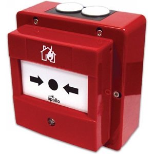 Apollo 58200-951SIL Discovery Series SIL2 Isolating Manual Call Point, Outdoor Use, Red