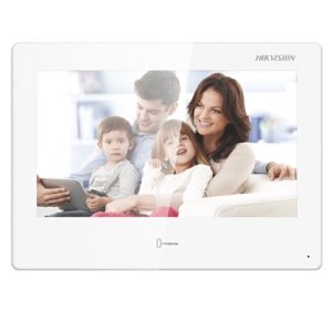 Hikvision DS-KH9310-WTE1 Ultra Series 7" Colorful Touch Screen Indoor Station, White