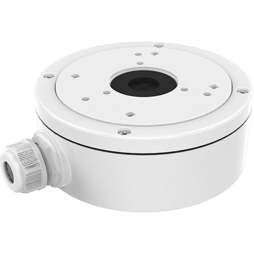 Hikvision DS-1280ZJ-S Junction Box for Dome Cameras, Indoor & Outdoor Use, Load Capacity 4.5kg, White