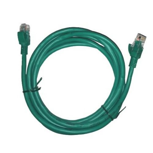 W Box WBXC6EGN1MP5 CAT6e Patch Cable, RJ45, 1m, Green, 5-Pack