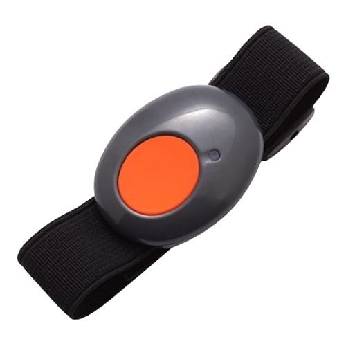 RISCO RWT51P80000A Unidirectional Wireless Panic Alarm Button Bracelet, Water Resistant, 868mhz