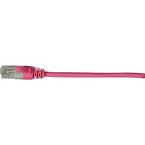 Connectix 003-3NB4-010-20C Magic Patch Series CAT5e Patch Cable, LSOH with Latch Protection Boot, RJ45, UTP, 1m, Pink