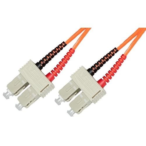 Connectix 005-633-010-01B Starlight Series SC-SC Multimode Duplex Fibre Optic Patch Cable, OM3-50/125, 1m, Aqua