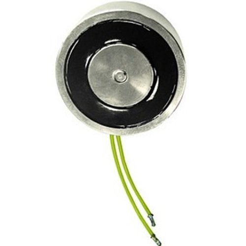effeff 830-12C Electric Door Holder Magnet with Cable Connection, Adjustable to Side or Rear, 1200N Holding Force
