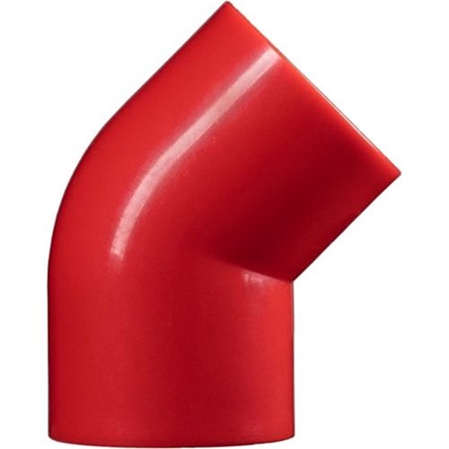 Bisson ABS002/25 45° Bend Pipe, 25mm, Red