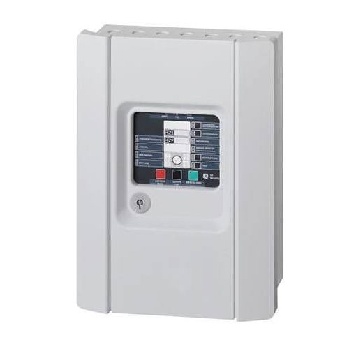 Carrier 1X-F2-SC-07 UTC Fire & Security 1X-F Series, 2-Zone Conventional Fire Panel with Scandinavian Key