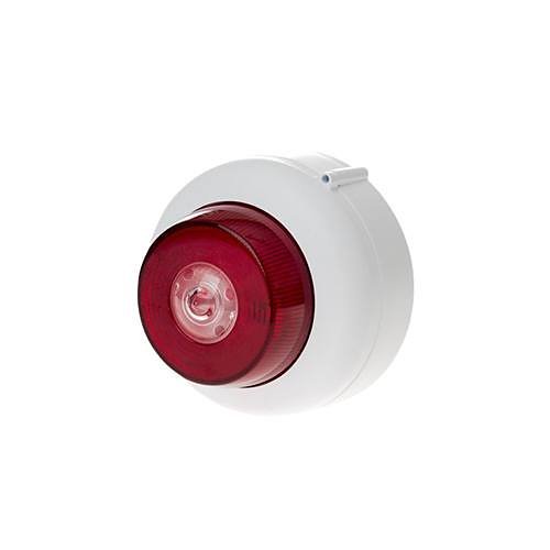 Cranford Controls VXB-1EVAD-C-DB-WB-RF Ceiling Mounted VAD LED Beacon Deep Base White Body Red Flash