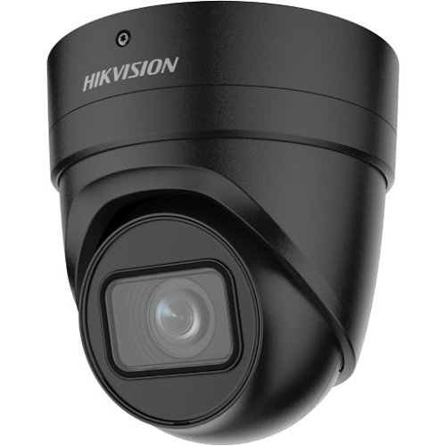 Hikvision DS-2CD2H46G2-IZS Pro Series AcuSense 4MP IR IP Turret Camera, 2.8-12mm Motorized Varifocal Lens, Black