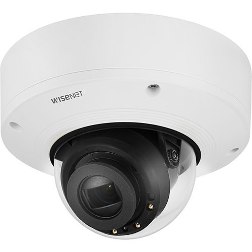 Hanwha XNV-6081RE Wisenet X Series 2MP IR Outdoor Vandal Dome Camera with PoE Extender, 2.8-12mm Varifocal Lens Length