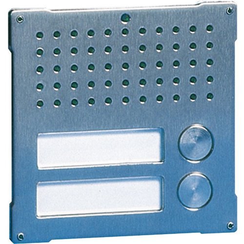 Comelit 3262S-2 Vandalcom Ikall 2-Button Module for Audio Units, Stainless Steel