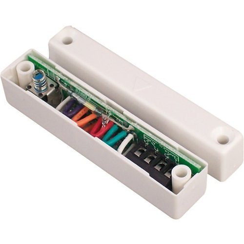 CQR SC517-MULTI Magnetic Surface Door Contact with Microswitch Tamper, Screw Terminal Block, Operating Gap 15mm, Grade 3, White