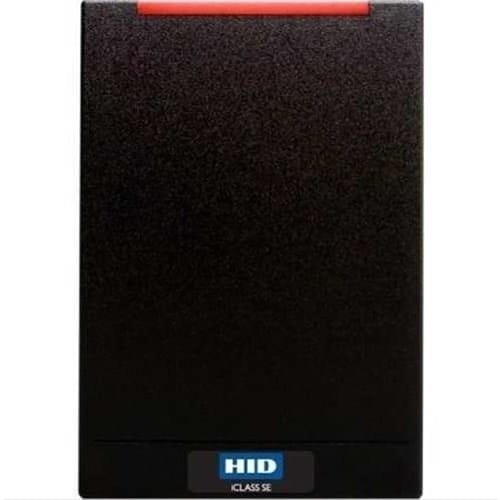 HID 920NWNNEK00324 iCLASS SE R40 Smart Card Reader Wall Switch, Low Frequency Off, High Frequency Standard, Sio, Seos, MIGR, Wiegand, Pigtail, HF MIGR Profile EVP00000, IPM Off, Black