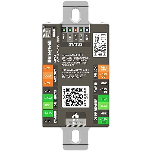 Honeywell MPA1C1 MAXPRO Single Door Access Control Solution, Fits in US Junction Box