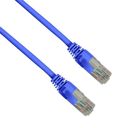 Cat6 UTP Rj45 Booted Patch Lead Blue 2m