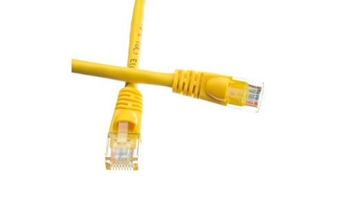 Cat6 UTP Rj45 Booted Patch Lead Yellow3m