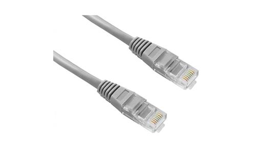 Cat6 UTP Rj45 Booted Patch Lead Grey 5m