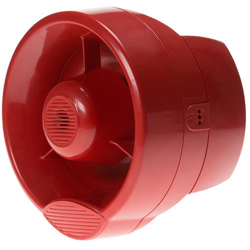 LST Ekolod - 100 dB(A) - Hörbar - Monterbar på vägg - Röd