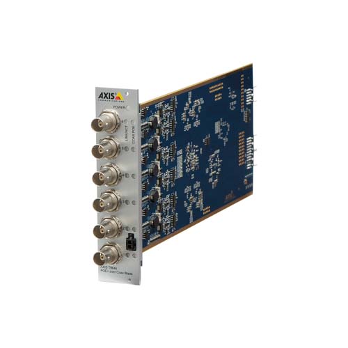 AXIS T8646 T864 Series 6-Channel PoE+ Over Coax Blade