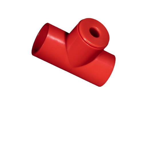 T-Stycke Kapillärrör 25mm, Röd