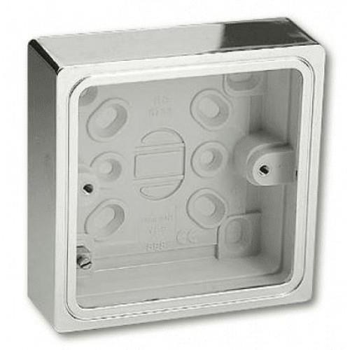 Chrome Plated Plastic Surface Mount Box