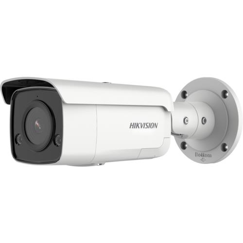 Hikvision DS-2CD2T46G2-ISU-SL Pro Series, AcuSense IP67 4MP 2.8mm Fixed Lens, IR 60M IP Bullet Camera, White