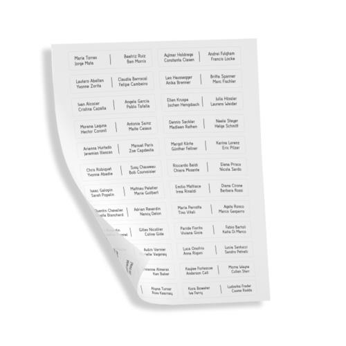 Door Entry Accy Nameplate Label Sheets