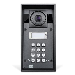 2N 9151101CHRPW IP Force Series 1-Button Intercom with HD Camera, Pictograms and Reader Ready