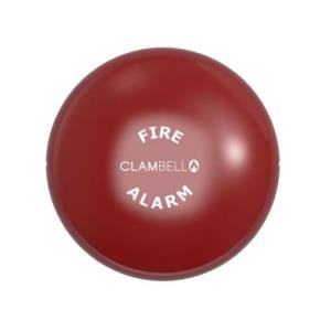 Fire Bell Clambell 24v 6" Shallow Red
