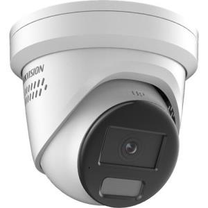 Hikvision DS-2CD2347G2-LSU-SL Pro Series, ColorVu IP67 4MP 2.8mm Fixed Lens, IP Turret Camera, White