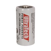 Ultratech Batteri - Litiummangandioxid (Li-MnO2) - CR123A - 3 V DC - 1500 mAh