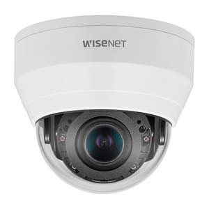 Hanwha QND-8080R Wisenet Q Series, WDR 5MP 3.2-10mm Motorized Varifocal Lens, IR 20M IP Dome Camera, White