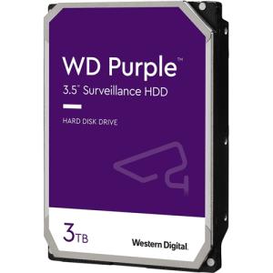 Western Digital WD30PURZ WD Purple Series, 3TB 3.5" Hard Drive, SATA 6GB 5400RPM 64MB Cache, Supports up to 64 HD Cameras 